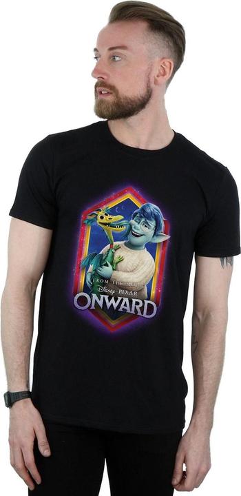 Actual product image Disney Mens Onward Laurel And Blazey Crest T-Shirt (3XL)