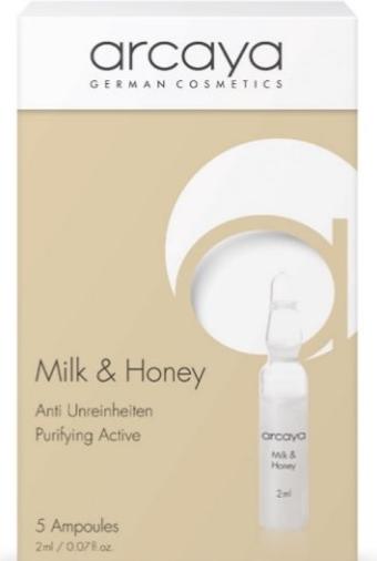 Arcaya Ampoules Milk & Honey 5 x 2 ml (10 ml, Gesichtsampulle)