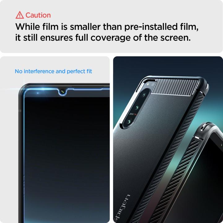 Image du produit Spigen Folia Neo Flex Sony Xperia IV 2szt aplikacja na mokro AFL05781 (2 pièce(s), Sony Xperia 5 IV)