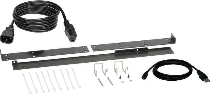 Actual product image Eaton Tripp Lite Series PDU Switched 200V - 240V 2.3/2.9kW 15A C13 8 Outlet C14 1URM TAA - Horizontal ra