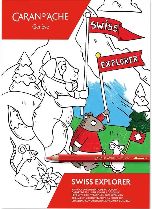 Caran d'Ache Swiss Explorer Malbuch