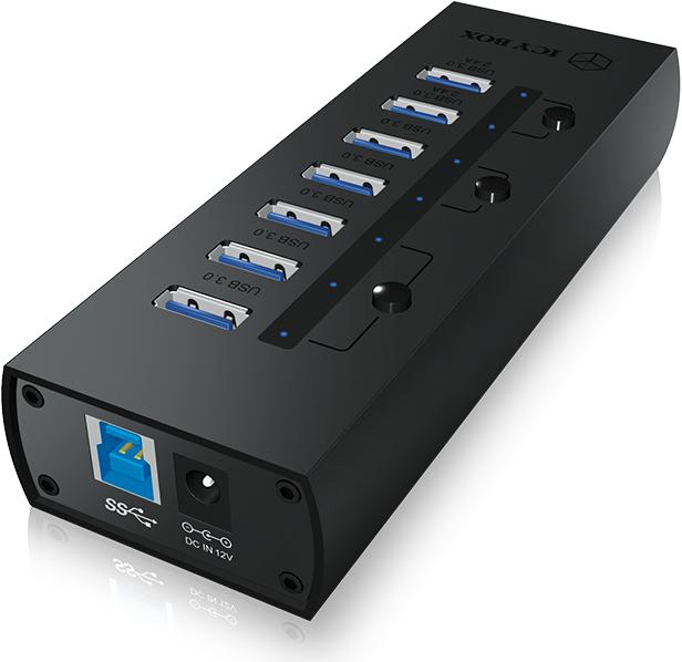 Actual product image Icy Box Ib-Ac6702 (USB-A, 7 ports)