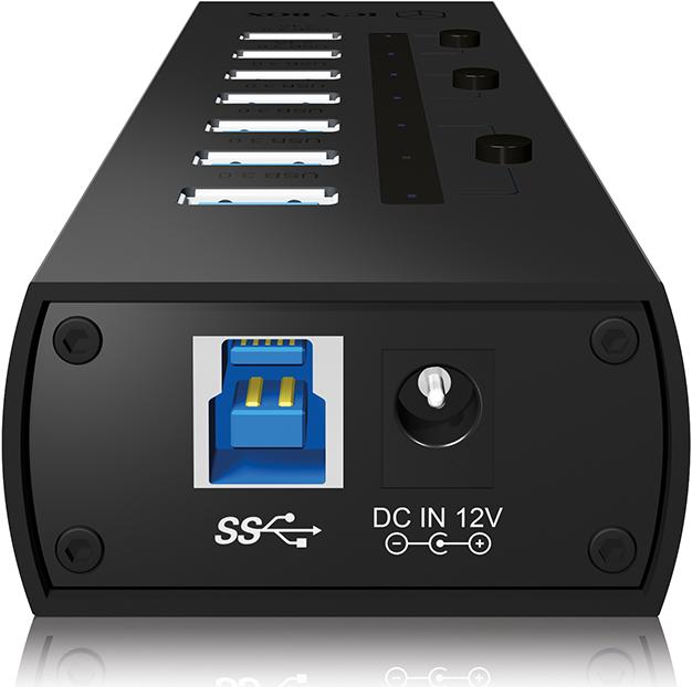 Actual product image Icy Box Ib-Ac6702 (USB-A, 7 ports)