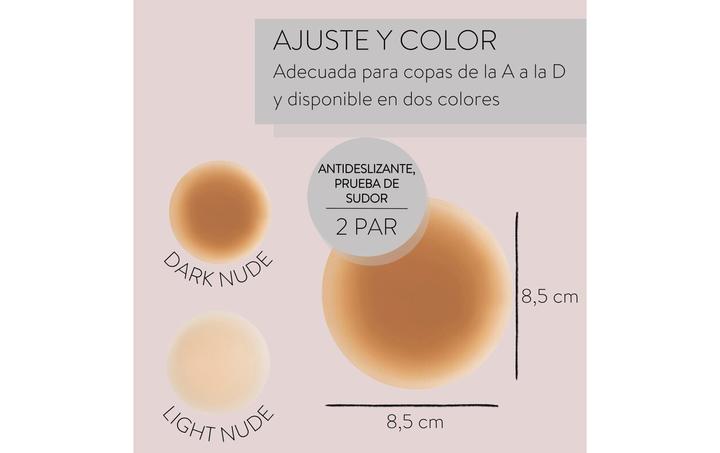 Produktbild Parsa Beauty Parsa - Silicone Nipple Covers 2 psc - Dark Nude