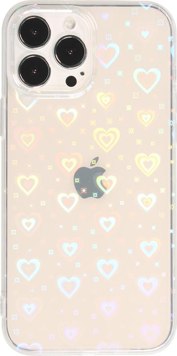 Produktbild PhoneLook Hülle irisierende Herzen Animationseffekt (Apple iPhone 13 Pro Max)