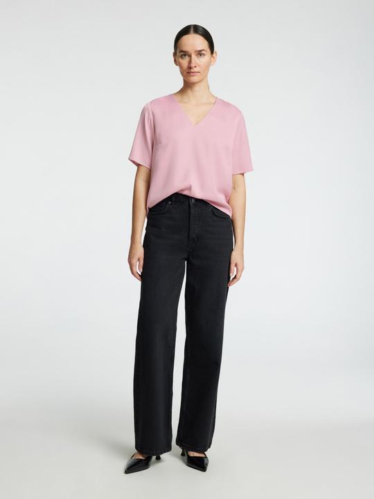 Image du produit Selected Femme Kurzärmeliges Top mit V-Ausschnitt (40)