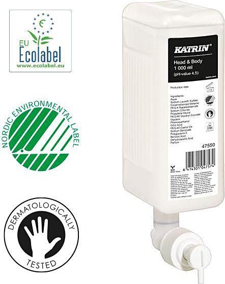 Immagine prodotto Katrin Sapone liquido Head&Body 1000ml (1000 ml)
