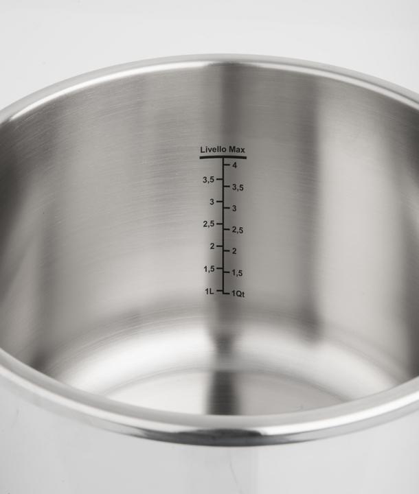Immagine prodotto Barazzoni Facile Dual System 2.0 6 L Acciaio inossidabile (22 cm, Pentola, Acciaio inossidabile)