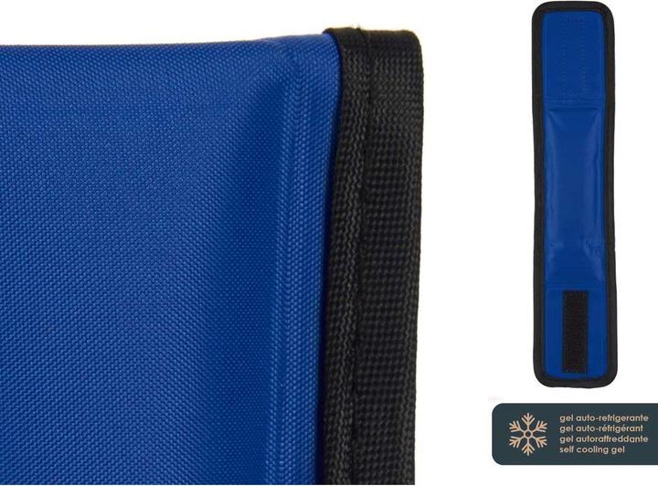 Actual product image Mascow Hundehalsband Blau Schwarz PVC Gel 6,3 x 1 x 30 cm Kühlend (4 Stück) (Dog, Dog sport)