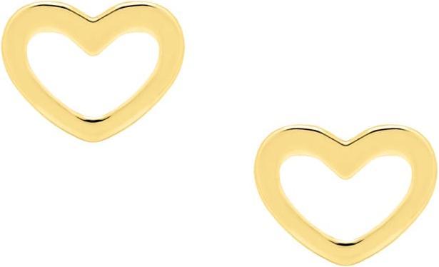 Produktbild Candy Herzohrringe Chleo, 925 Sterling Silber, vergoldet (18k vergoldet, 925 Sterling Silber)
