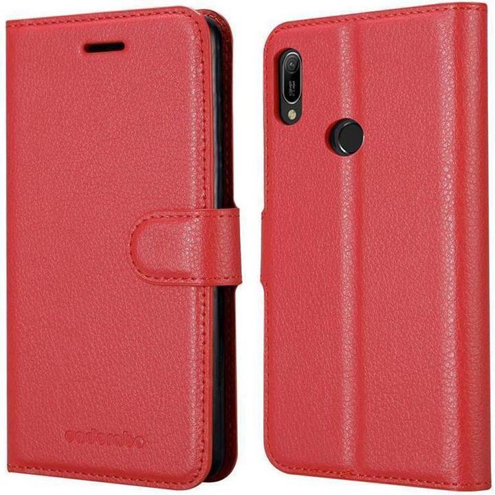 Actual product image Cadorabo Book with stand function cover (Huawei Y6 (2019))