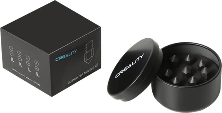 Image du produit Creality Buse-Nozzle Set MK8 acier trempé 8 pièces (Tube de grenaillage)