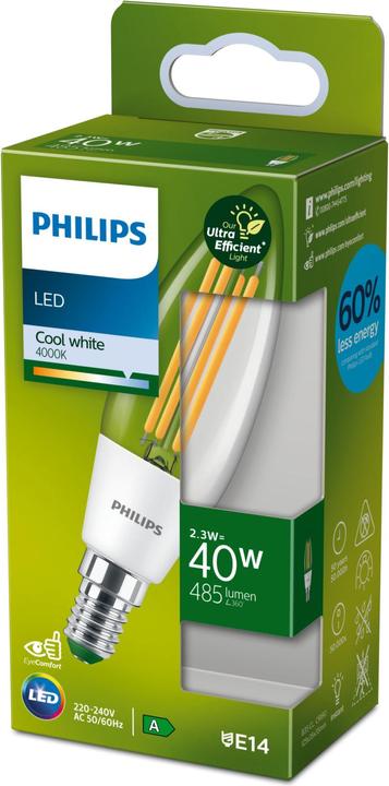 Produktbild Philips Led Cla (E14, 2.30 W, 485 lm, 1 x, A)