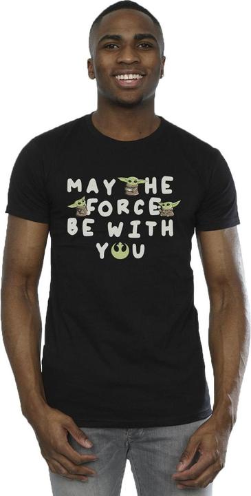 Produktbild Star Wars The Mandalorian Grogu May The Force Be With You TShirt (4XL)