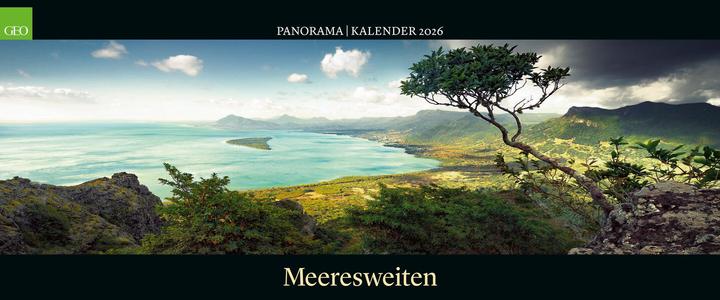 Produktbild Neumann GEO Panorama: Meeresweiten 2026 - Panorama-Kalender - Wand-Kalender - Gross-Format - 120x50 (Harter Einband, Deutsch)