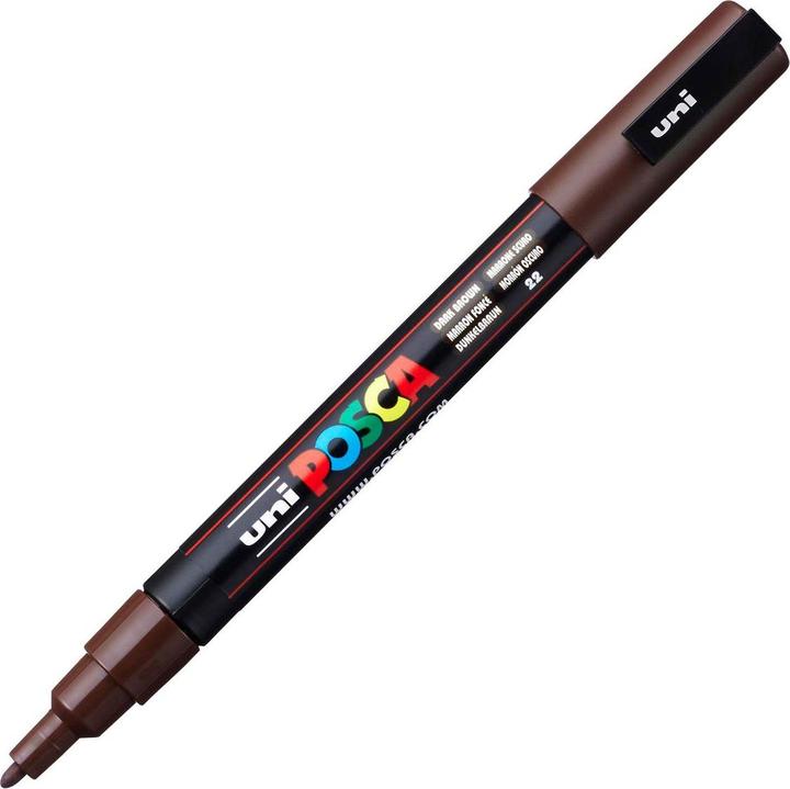 Immagine prodotto Posca Marchio fine PC-3M (Marrone, 1.30 mm, 1 x)
