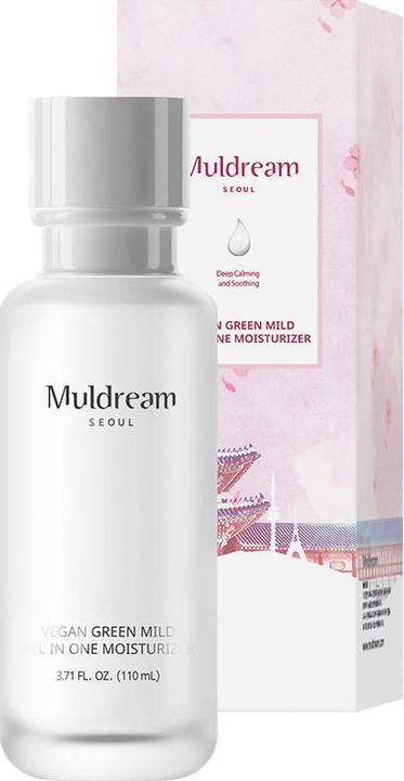 Actual product image Muldream vegan green mild all in one moisturizer (110 ml, 24h cream)