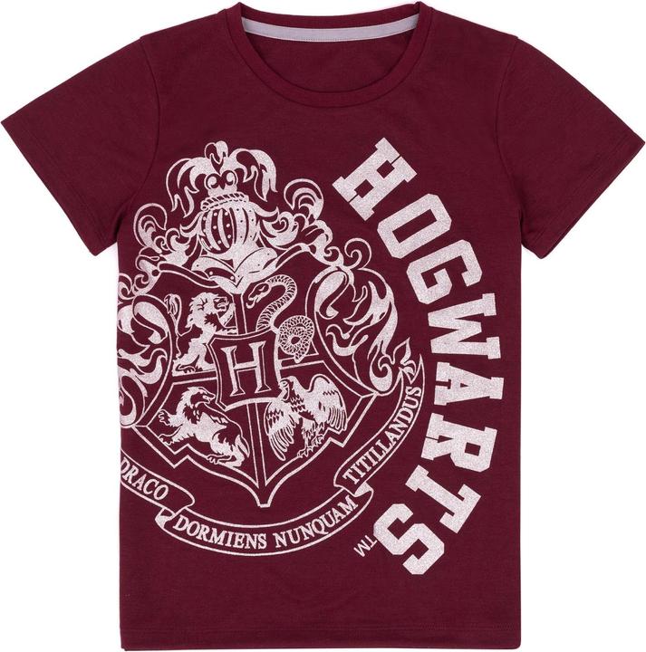 Actual product image Girls Crest Glitter Pyjama Set (146, 152)