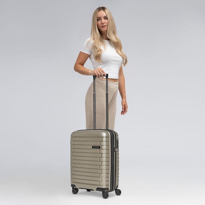 Immagine prodotto Pactastic Collezione 04 THE CABIN + 4 ruote Carrello cabina S 55 cm con piega elastica (40 l, Bagaglio a mano (fino a 50 litri))