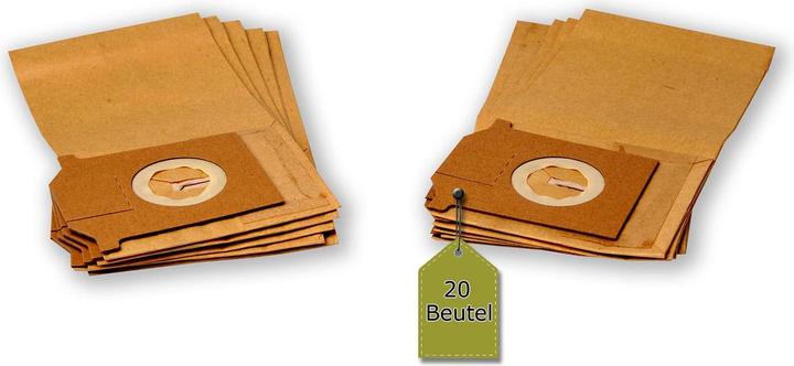 Produktbild eVendix 20 Staubsaugerbeutel kompatibel mit Bosch BHS4N2, 20 Staubbeutel + 4 Mikro-Filter ähnlich Original S (20 x)