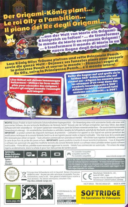 Actual product image Nintendo Paper Mario: The Origami King (Switch, Multilingual)