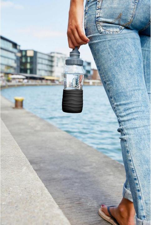 Actual product image Emsa Drink2Go glass 0.5L black (0.50 l)