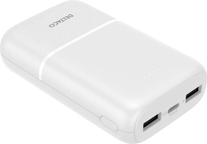Image du produit Deltaco Banque d'alimentation 10,000 mAh, 2x USB-A, 1x USB-C (10000 mAh)