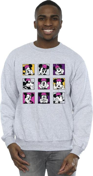 Actual product image Disney Mens Minnie Mouse Squares Sweatshirt (S)