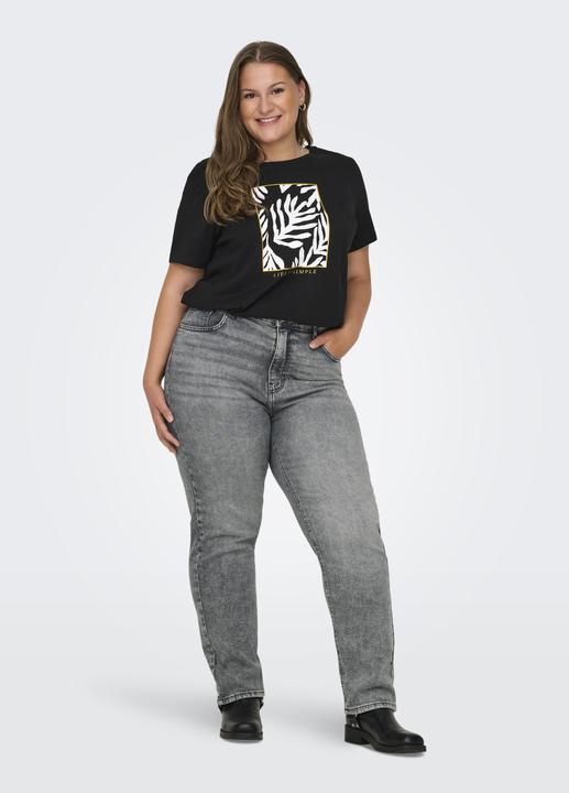 Produktbild Only Gerade geschnitten Hohe Taille Jeans Straight-Fit jeans (W44/L30)