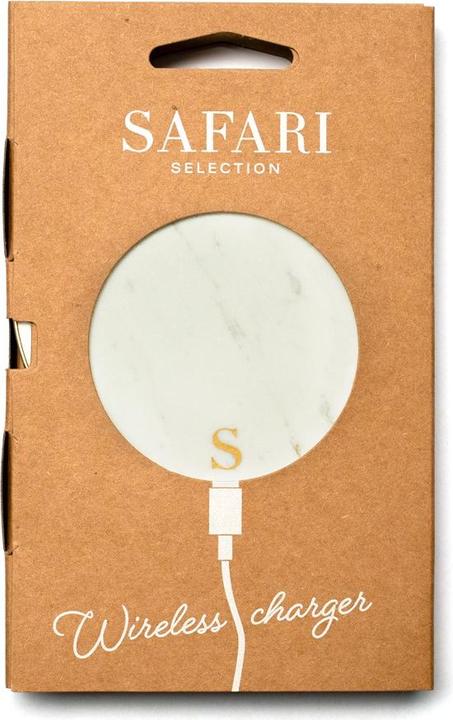 Actual product image Safari Selection Charging station CIRCLE MARBLE white/small patterned (10 W)