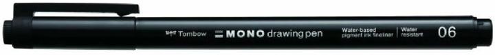 Actual product image Tombow Mono Drawing Pen (Black, 1 x)