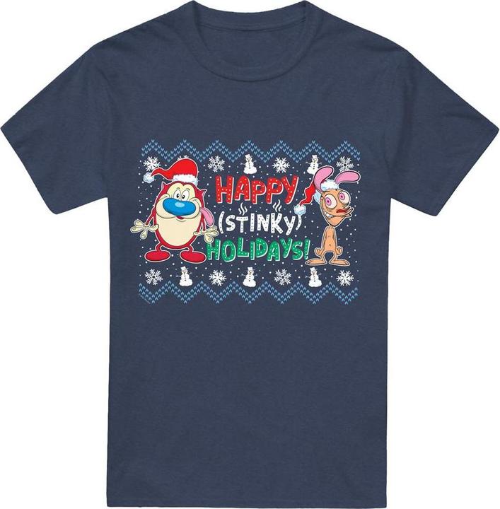 Produktbild Ren & Stimpy Happy Stinky Holidays TShirt (XL)