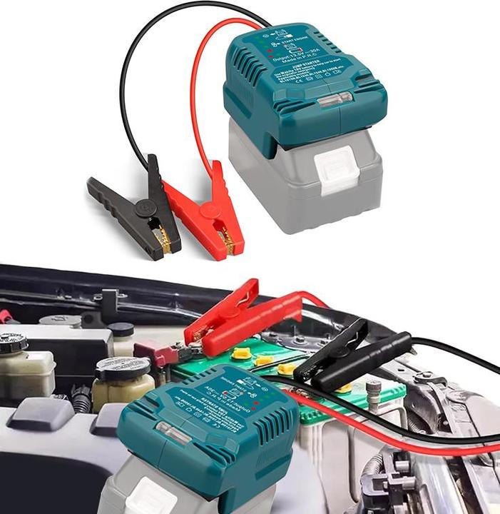 Produktbild NoName Notladegerät für 12V-Starterbatterie mit Ihrer Makita 18V Lithiumbatterie (100 A)