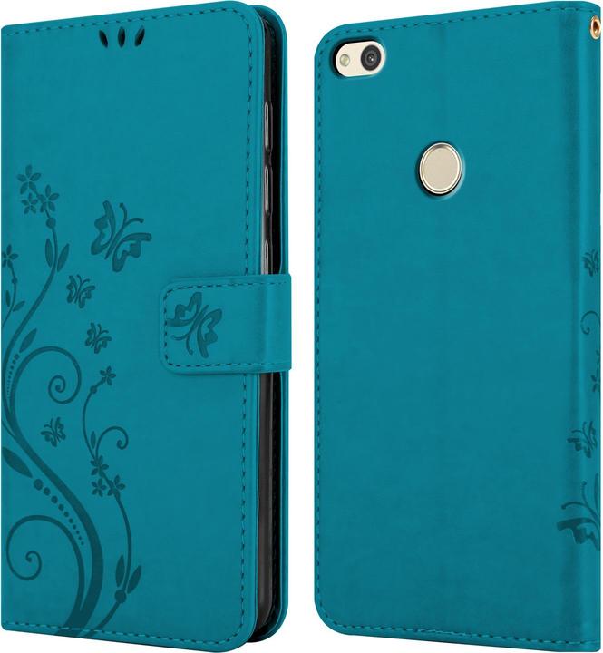 Actual product image Cadorabo Flower Book Cover (Huawei P8 Lite (2017))