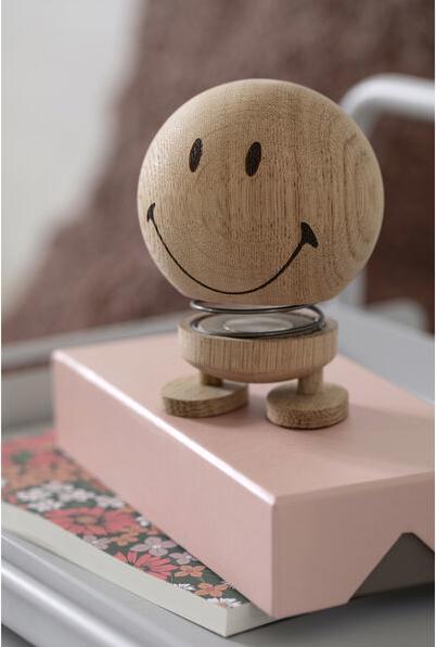 Image du produit Hoptimist Présentoir Bumble Smiley M, Marron (9 x 8,5 x 12 cm)