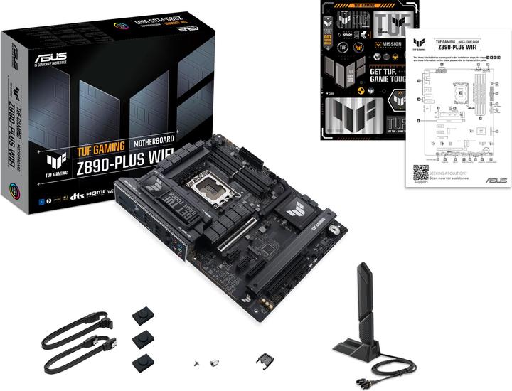 Image du produit ASUS TUF GAMING Z890-PLUS WIFI (LGA 1851, Intel Z890, ATX)