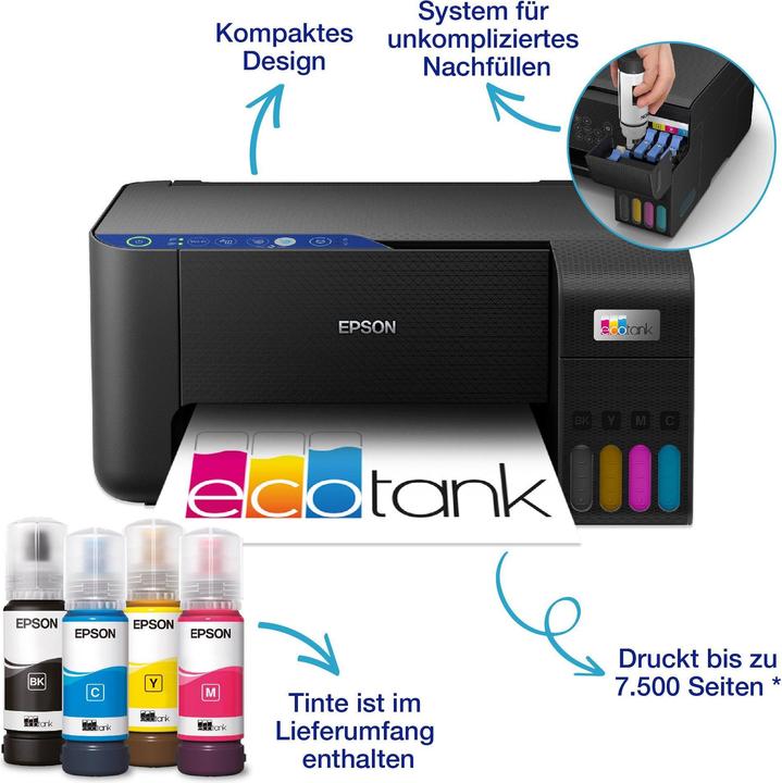 Image du produit Epson EcoTank ET-2811 (Réservoir d'encre, Couleur)