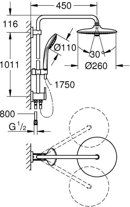 Immagine prodotto Grohe Euphoria System 260