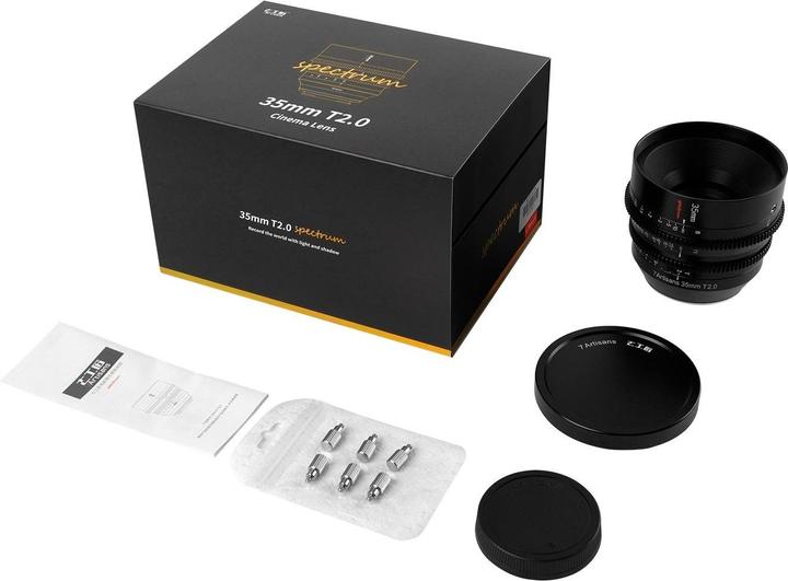 Image du produit 7artisans Focale fixe 35mm T2.0 - Canon RF (Canon RF, Plein format)