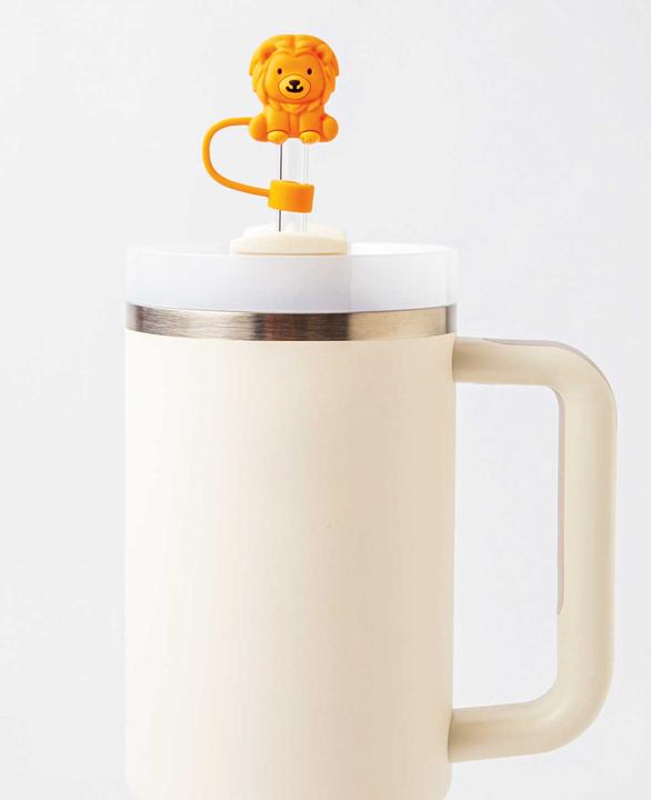 Image du produit I Am Creative Silikon Trinkhalm-Abdeckung passend für Trinkflaschen, Stanley