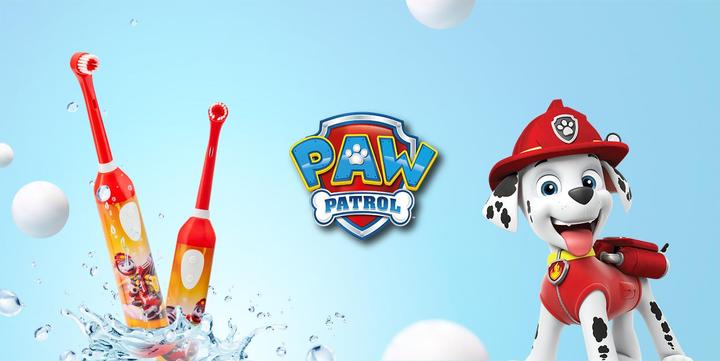 Produktbild Huslog Paw Patrol Kinderzahnbürste mit Oszillation MOTO Rot (Oszillierende Zahnbürste)