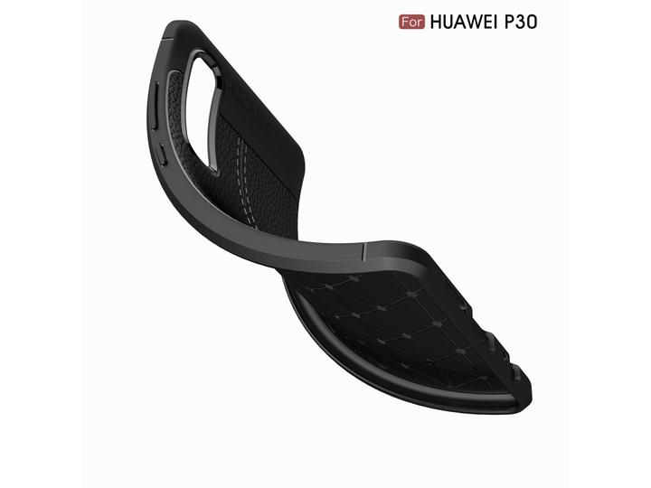 Produktbild Screenguard Huawei P30 Hülle Leather Design TPU Cover (Huawei P30)