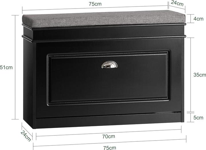 Image du produit SoBuy Stanley (75 x 51 x 24 cm)
