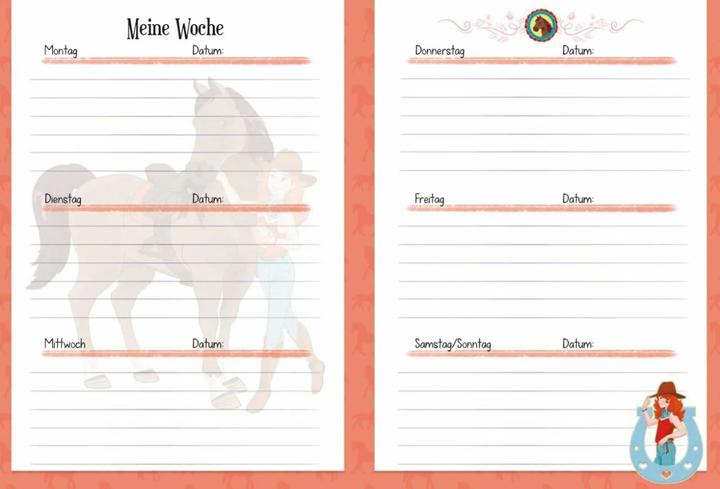 Actual product image SCHLEICH® Horse Club – Mein Hausaufgabenheft (German, 2020)