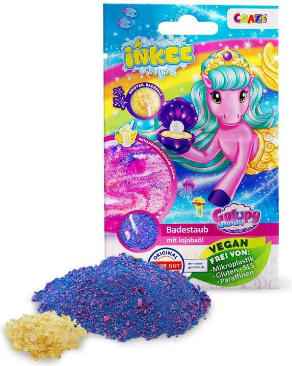 Actual product image Craze Inkee Galupy bath dust with crackle (Bath salts)