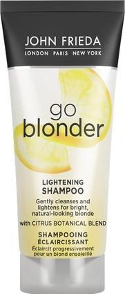 Produktbild John Frieda Go Blonder Lightening Shampoo for Blonde Hair Travel Size 75ml (75 ml, Flüssiges Shampoo)