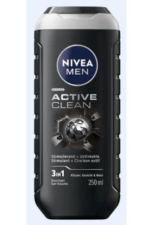 Actual product image NIVEA Men Pflegedusche Active Clean (n) 250 ml (250 ml)