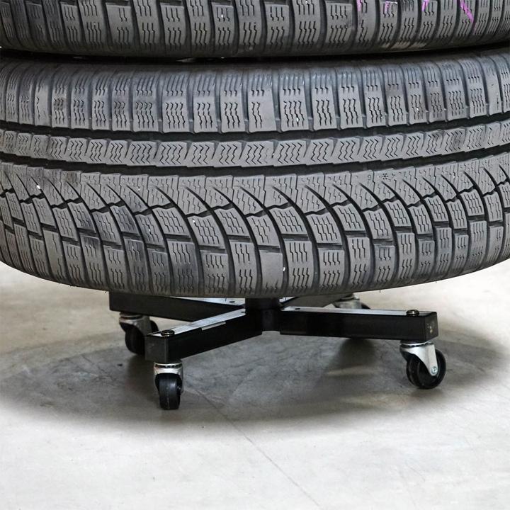 Produktbild Wiltec Felgenbaum Fahrbar Reifenständer Reifenbaum Felgenständer bis 225 mm Reifen