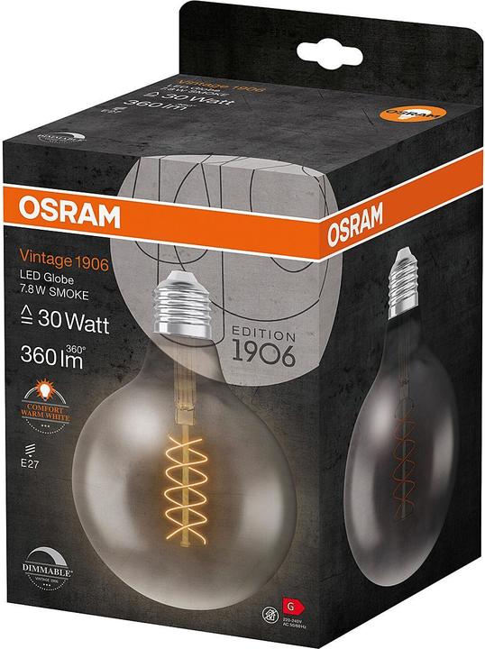 Immagine prodotto Osram Vintage 1906 LED DIM 30 7,8 W/1800 K E27 (E27, 7.80 W, 360 lm, 1 x, G)