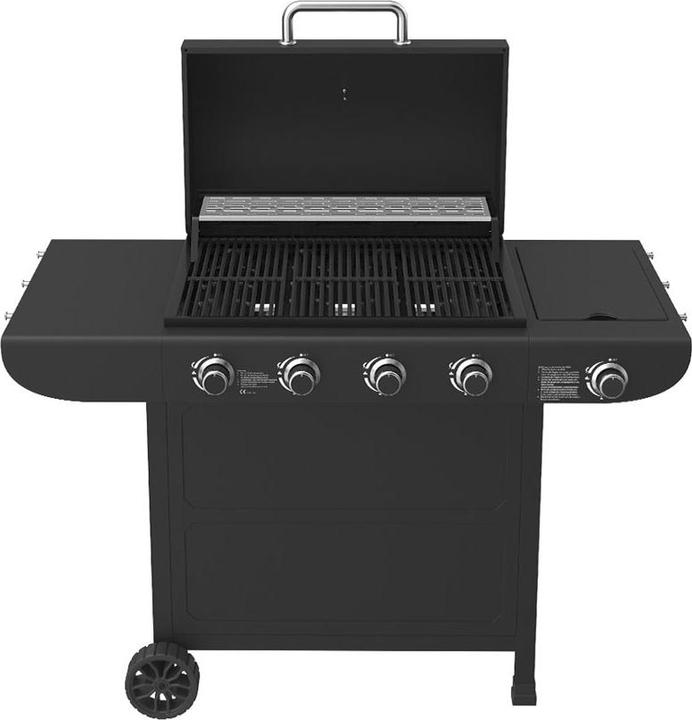 Actual product image FlammenKönig Gasgrill 4 Brenner + Seitenbrenner inkl. Gasregler + Schlauch (14.50 kW)